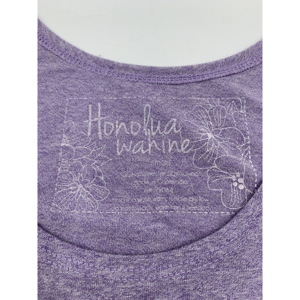 Honolua Wahine Surf Co Purple Tank Top Womens Small ALOHA islands - Picture 3 of 7
